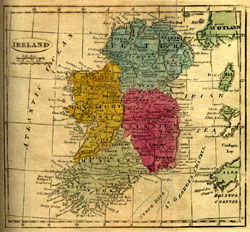 old map of Ireland