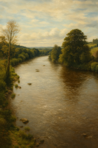 The River Mourne.
